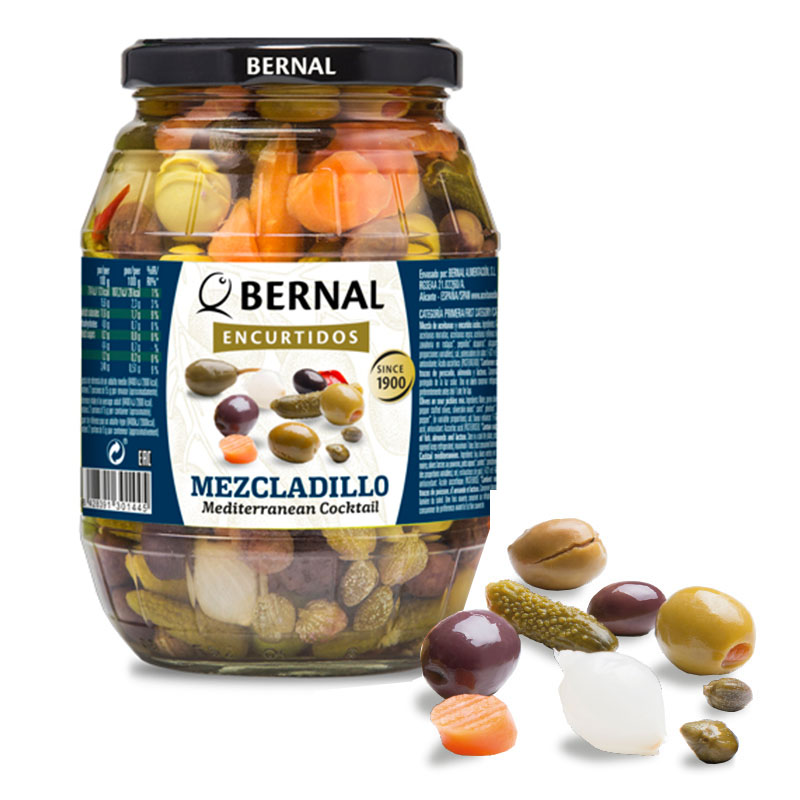 КОКТЕЙЛЬ ИЗ ОЛИВОК С ПИКУЛЯМИ 950 Г