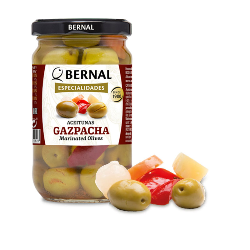 ОЛИВКИ ГАСПАЧА С ПЕРЦЕМ И МОРКОВЬЮ 300 Г